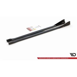 Maxton - Rajouts Des Bas De Caisse V.2 + Ailerons Toyota GR Yaris Mk4 Noir Brillant
