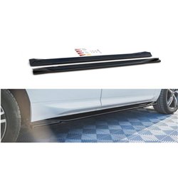 Maxton - Rajouts Des Bas De Caisse Volvo XC60 Mk2 R-Design Noir Brillant