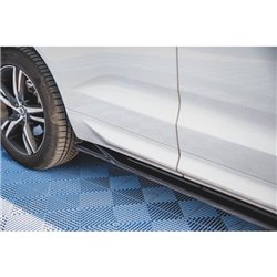 Maxton - Rajouts Des Bas De Caisse Volvo XC60 Mk2 R-Design Noir Brillant