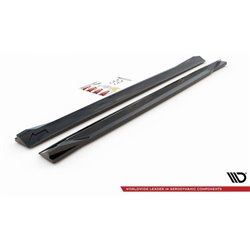Maxton - Rajouts Des Bas De Caisse Volvo XC60 Mk2 R-Design Noir Brillant