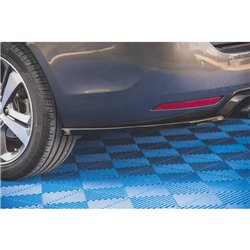 Maxton - Lames De Pare-Chocs Arrière Latérales V.2 Peugeot 308 SW Mk2 Noir Brillant