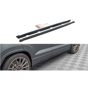Maxton - Rajouts Des Bas De Caisse Cupra Ateca Mk1 / Mk1 Facelift Noir Brillant