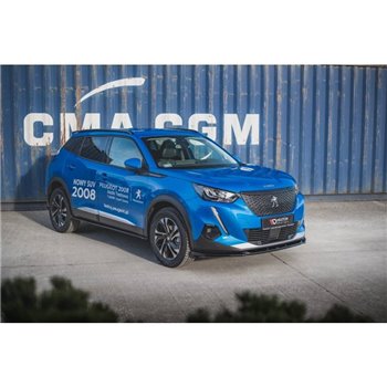 Maxton - Rajouts Des Bas De Caisse Peugeot 2008 Mk2 Noir Brillant