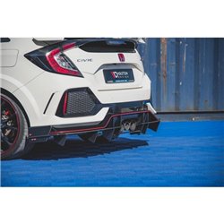 Maxton - Street Pro Diffuseur Arrière Complet Honda Civic Type-R Mk10 / Mk10 Facelift Noir