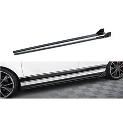 Maxton - Rajouts Des Bas De Caisse V.5 Hyundai I30 N / N-Line Hatchback / Fastback Mk3 / Mk3 Facelift Noir Brillant