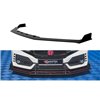 Maxton - Street Pro Lame Du Pare-Chocs Avant Honda Civic Type-R Mk10 / Mk10 Facelift Noir-Rouge