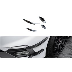 Maxton - Ailes de pare-chocs avant (Canards) V.2 Ford Fiesta Mk8 ST / ST-Line