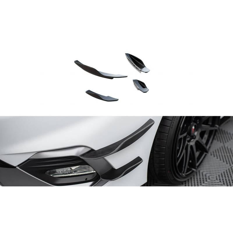 Maxton - Ailes de pare-chocs avant (Canards) V.2 Ford Fiesta Mk8 ST / ST-Line