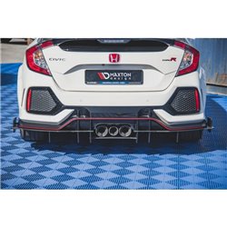Maxton - Street Pro Diffuseur Arrière Complet Honda Civic Type-R Mk10 / Mk10 Facelift Rouge