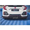 Maxton - Street Pro Diffuseur Arrière Complet Honda Civic Type-R Mk10 / Mk10 Facelift Rouge
