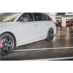 Maxton - Rajouts Des Bas De Caisse V.1 Skoda Octavia RS Liftback / Combi Mk4 Facelift 