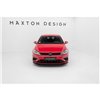 Maxton - Street Pro Lame Du Pare-Chocs Avant Volkswagen Golf R / R-Line Mk7 Facelift Rouge