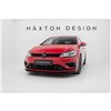 Maxton - Street Pro Lame Du Pare-Chocs Avant Volkswagen Golf R / R-Line Mk7 Facelift Rouge