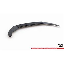 Maxton - Street Pro Lame Du Pare-Chocs Avant Volkswagen Golf R / R-Line Mk7 Facelift Rouge