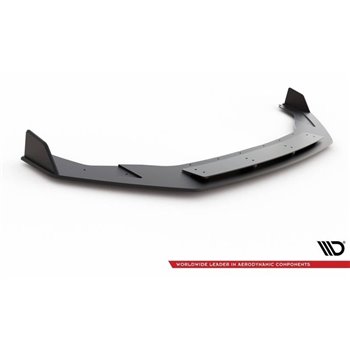 Maxton - Street Pro Lame Du Pare-Chocs Avant V.2 Volkswagen Golf R / R-Line Mk7 Facelift Noir
