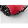 Maxton - Street Pro Lame Du Pare Chocs Arriere Volkswagen Golf R Mk7 Facelift Rouge