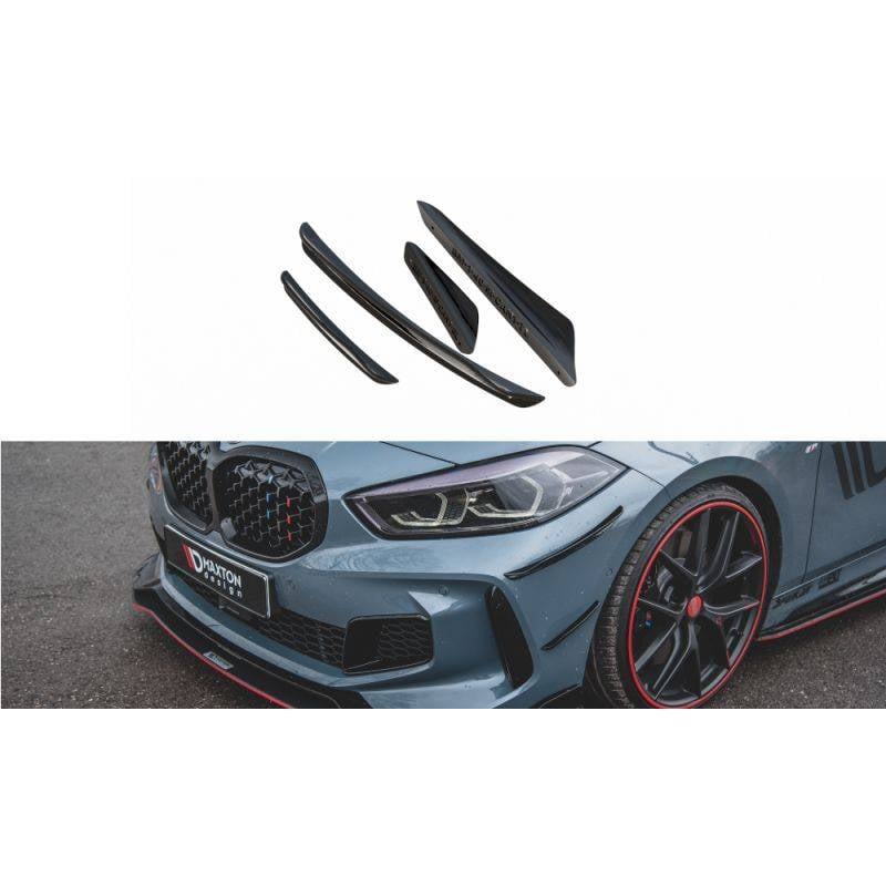 Maxton - Ailes de pare-chocs avant (Canards) BMW 1 M-Pack / M135i / 128ti F40