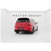 Maxton - Street Pro Lame Du Pare Chocs Arriere VW Golf 7 R Facelift Rouge + Rabats Brillant