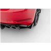 Maxton - Street Pro Lame Du Pare Chocs Arriere VW Golf 7 R Facelift Noir + Rabats Brillant 
