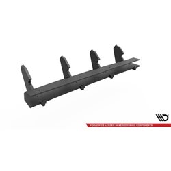 Maxton - Street Pro Central Diffuseur Arriere Volkswagen Golf R Mk7 Facelift Noir-Rouge