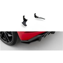 Maxton - Street Pro Lame Du Pare Chocs Arriere Volkswagen Golf R Mk7 Facelift Noir-Rouge