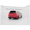 Maxton - Street Pro Lame Du Pare Chocs Arriere Volkswagen Golf R Mk7 Facelift Noir-Rouge