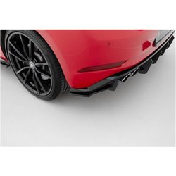 Maxton - Street Pro Lame Du Pare Chocs Arriere Volkswagen Golf R Mk7 Facelift Noir