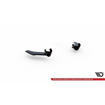 Maxton - Street Pro Lame Du Pare Chocs Arriere Volkswagen Golf R Mk7 Facelift Noir