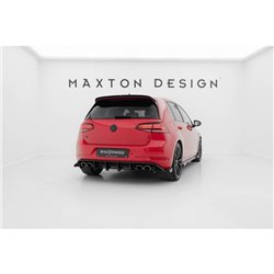 Maxton - Street Pro Central Diffuseur Arriere Volkswagen Golf R Mk7 Facelift Rouge