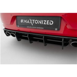 Maxton - Street Pro Central Diffuseur Arriere Volkswagen Golf R Mk7 Facelift Rouge