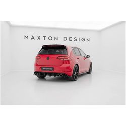 Maxton - Street Pro Central Diffuseur Arriere Volkswagen Golf R Mk7 Facelift Rouge