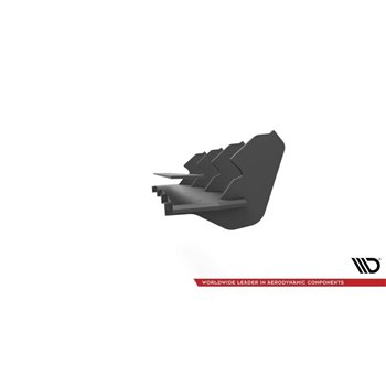 Maxton - Street Pro Central Diffuseur Arriere Volkswagen Golf R Mk7 Facelift Rouge