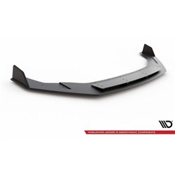 Maxton - Street Pro Lame Du Pare-Chocs Avant V.2 Volkswagen Golf R / R-Line Mk7 Facelift Noir-Rouge
