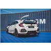 Maxton - Street Pro Diffuseur Arrière Complet Honda Civic Type-R Mk10 / Mk10 Facelift Noir-Rouge