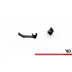 Maxton - Street Pro Lame Du Pare Chocs Arriere VW Golf 7 R Facelift Noir-Rouge + Rabats Brillant