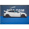 Maxton - Street Pro Rajouts Des Bas De Caisse Honda Civic Type-R Mk10 / Mk10 Facelift Noir-Rouge