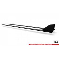 Maxton - Street Pro Rajouts Des Bas De Caisse Honda Civic Type-R Mk10 / Mk10 Facelift Noir-Rouge