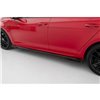 Maxton - Street Pro Rajouts Des Bas De Caisse Volkswagen Golf R / R-Line Mk7 Facelift Noir + Rabats Brillant 