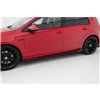 Maxton - Street Pro Rajouts Des Bas De Caisse Volkswagen Golf R / R-Line Mk7 Facelift Noir-Rouge + Rabats Brillant