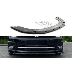 Maxton - Lame Du Pare-Chocs Avant Volkswagen Caddy Mk. 4 Noir Brillant