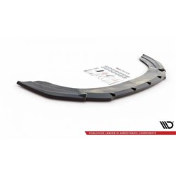 Maxton - Lame Du Pare-Chocs Avant Volkswagen Caddy Mk. 4 Noir Brillant