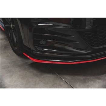 Maxton - Lame Du Pare-Chocs Avant VW Golf 7 GTI TCR Rouge