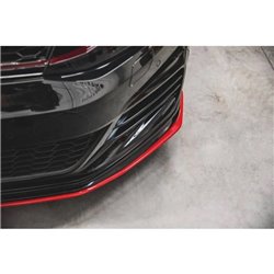 Maxton - Lame Du Pare-Chocs Avant VW Golf 7 GTI TCR Rouge