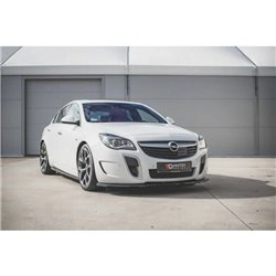 Maxton - Lame Du Pare-Chocs Avant V.1 Opel Insignia Mk. 1 OPC Facelift Noir Brillant