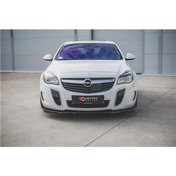 Maxton - Lame Du Pare-Chocs Avant V.1 Opel Insignia Mk. 1 OPC Facelift Noir Brillant