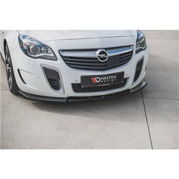 Maxton - Lame Du Pare-Chocs Avant V.1 Opel Insignia Mk. 1 OPC Facelift Noir Brillant
