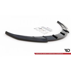 Maxton - Lame Du Pare-Chocs Avant V.1 Opel Insignia Mk. 1 OPC Facelift Noir Brillant