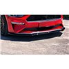 Maxton - Lame Du Pare-Chocs Avant V.1 Ford Mustang Mk. 6 Facelift Noir Brillant