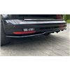 Maxton - Arriere Lame (avec une barre verticale) Volkswagen Caddy Mk. 4 Noir Brillant