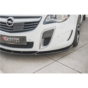 Maxton - Lame Du Pare-Chocs Avant V.2 Opel Insignia Mk. 1 OPC Facelift Noir Brillant